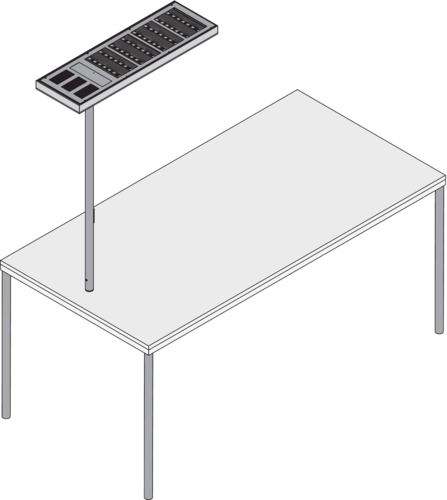 Isometrie - Office Air für Tisch