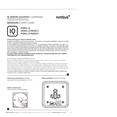 Instruction Manual IQ Sensor
